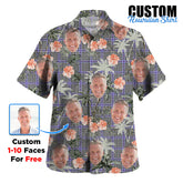 Clan Sir Walter Scott Tartan Custom Face Hawaiian Shirt – Unisex Gift for Family Members, Summer Party DF51 Sir Walter Scott Tartan Tartan Hawaii Shirt