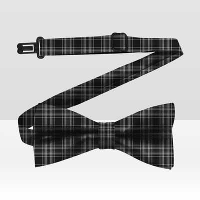 Clan Stewart Black And White Tartan Bow Tie SK33