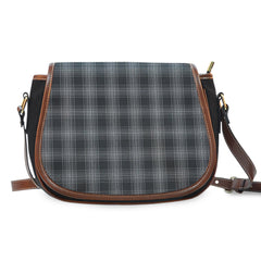 Clan Stewart Mourning Tartan Saddle Handbags UV44 Clan Stewart Tartan Today