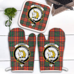 Clan Stewart Of Appin Ancient Tartan Crest Oven Mitt And Pot Holder (2 Oven Mitts + 1 Pot Holder) SK55 Clan Stewart of Appin Tartan Today