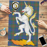 Clan Stewart of Appin Hunting Ancient Tartan Crest Unicorn Scotland Jigsaw Puzzles Gift For Family XU48 Clan Stewart of Appin Tartan Today