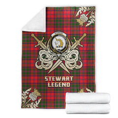 Clan Stewart of Appin Modern Tartan Gold Courage Symbol Blanket TZ61 Clan Stewart of Appin Tartan Today