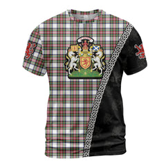 Personalized Clan Stewart Dress Modern Tartan Shirt with Scotland Coat of Arms & Custom Name PG79