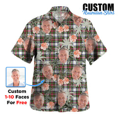 Clan Stewart Dress Modern Tartan Custom Face Hawaiian Shirt – Unisex Gift for Family Members, Summer Party LC41 Stewart Dress Modern Tartan Tartan Hawaii Shirt