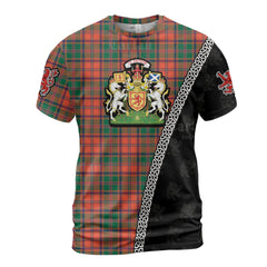Personalized Clan Stewart of Appin Ancient Tartan Shirt with Scotland Coat of Arms & Custom Name SB66