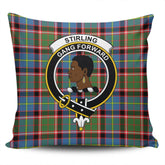Clan Stirling & Bannockburn District Tartan Crest Pillow Cover WC80 Clan Stirling Tartan Today