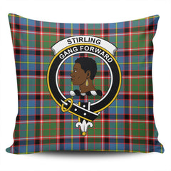Clan Stirling & Bannockburn District Tartan Crest Pillow Cover WC80 Clan Stirling Tartan Today