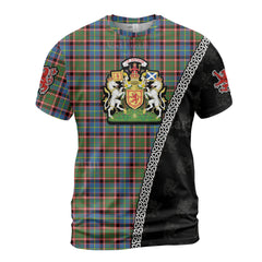 Personalized Clan Stirling (of Cadder-Present Chief) Tartan Shirt with Scotland Coat of Arms & Custom Name WJ63