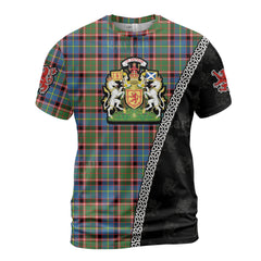 Personalized Clan Stirling (of Keir) Tartan Shirt with Scotland Coat of Arms & Custom Name VR31