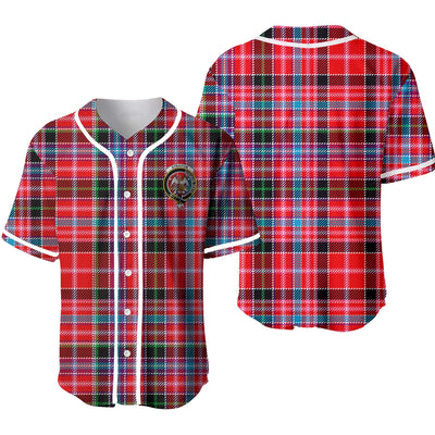 Clan Straiton Tartan Unisex Baseball Jersey