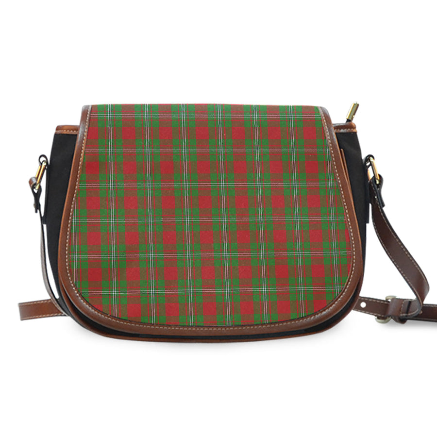 Clan Strange Tartan Saddle Handbags