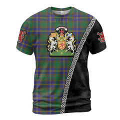 Personalized Clan Strange of Balkaskie Tartan Shirt with Scotland Coat of Arms & Custom Name DZ55