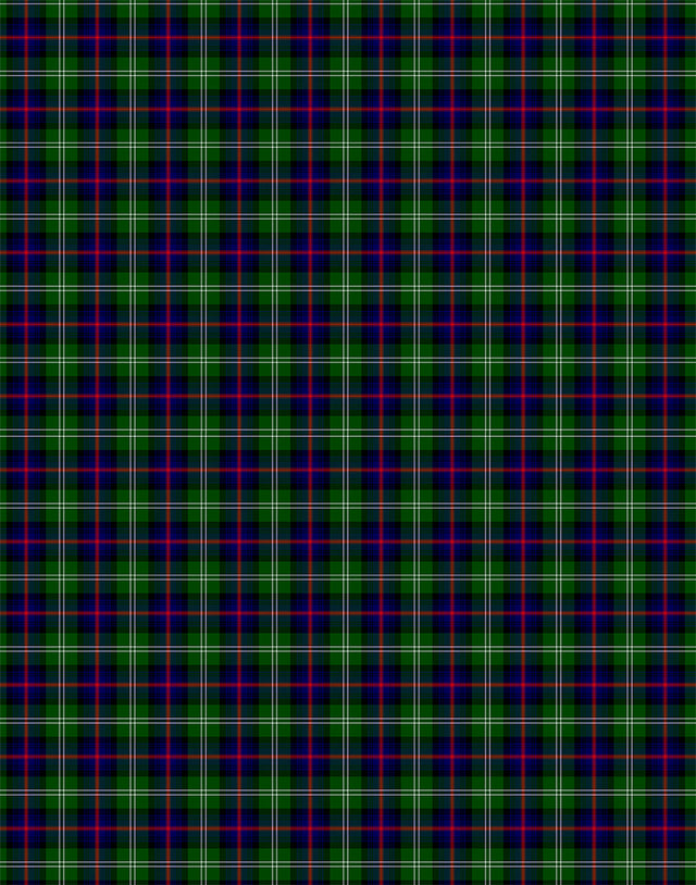 Sutherland tartan swatch