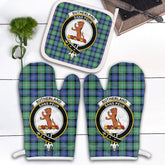 Clan Sutherland Old Ancient Tartan Crest Oven Mitt And Pot Holder (2 Oven Mitts + 1 Pot Holder) ZG52 Clan Sutherland Tartan Today