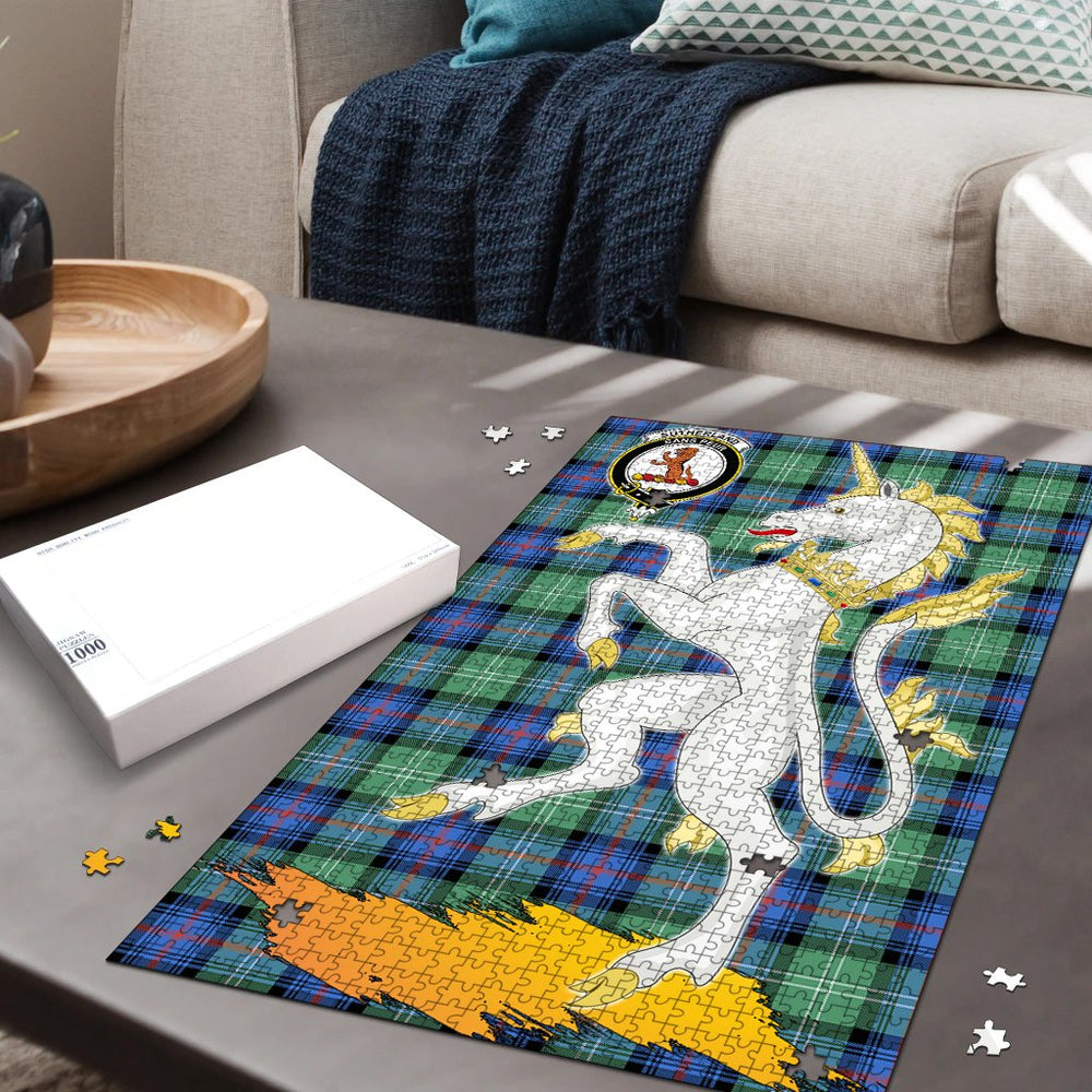 Clan Sutherland Old Ancient Tartan Crest Unicorn Scotland Jigsaw Puzzles Gift For Family MV37 Clan Sutherland Tartan Today