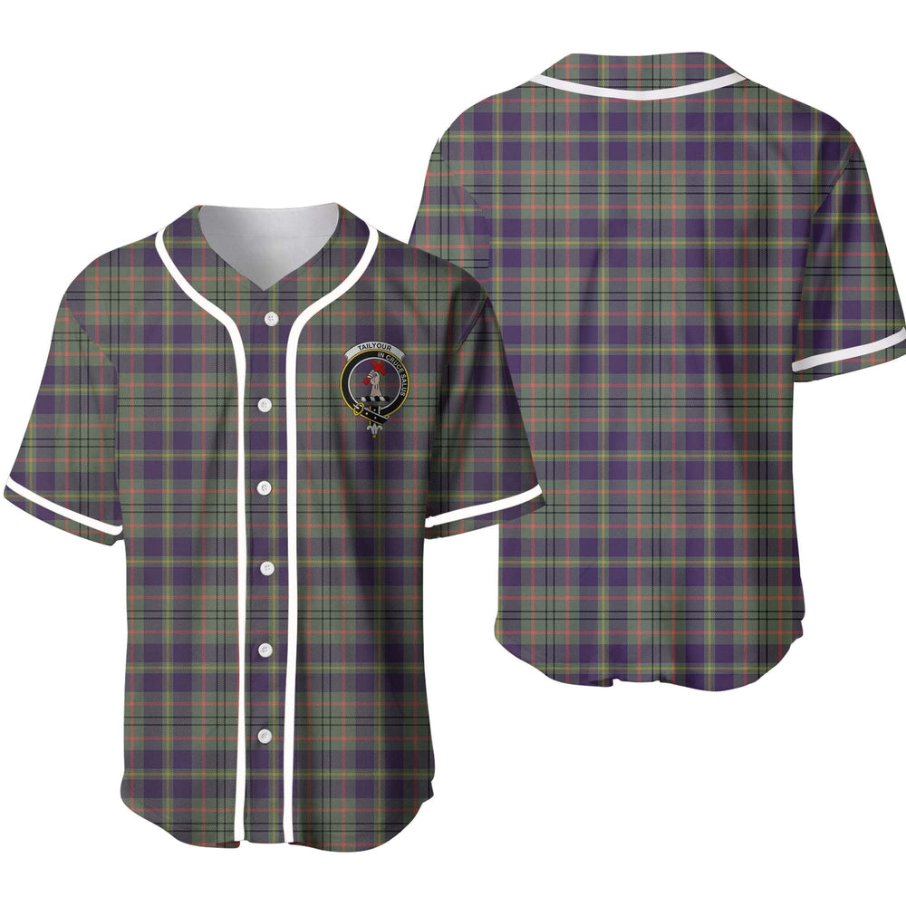 Clan Tailyour (or Taylor) Tartan Unisex Baseball Jersey FJ77CV30 Clan Taylor Tartan Today