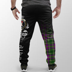 Clan Tailyour Tartan Crest Jogger Sweatpants Alba Celtic Style BM80 Tartan Today