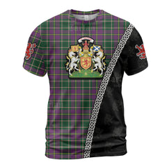 Personalized Clan Taylor Tartan Shirt with Scotland Coat of Arms & Custom Name CZ35