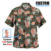 Clan Thomson Hunting Modern Tartan Custom Face Hawaiian Shirt – Unisex Gift for Family Members, Summer Party OZ77 Thomson Hunting Modern Tartan Tartan Hawaii Shirt