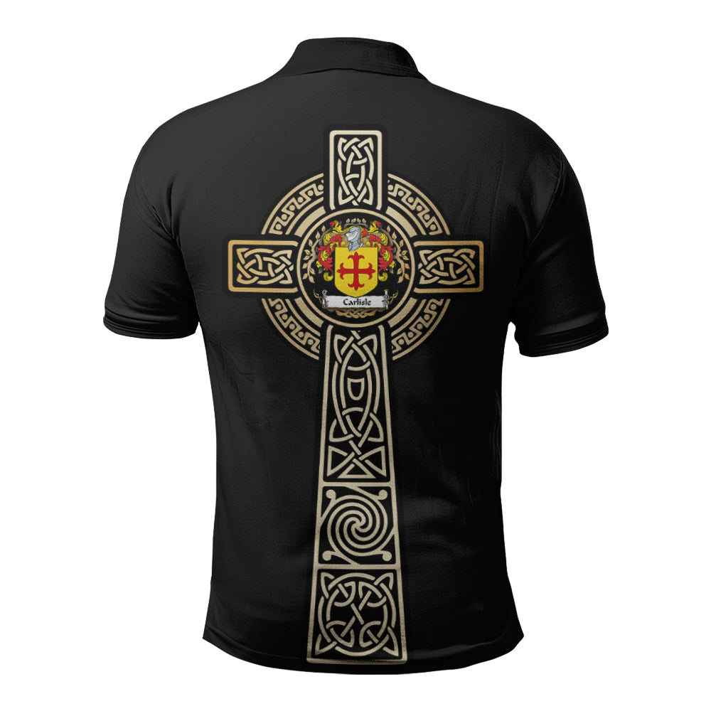Clan Carlisle Clan Unisex Polo Shirt - Celtic Tree Of Life PJ89 Carlisle Tartan Tartan Polo