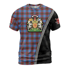 Personalized Clan Trotter Tartan Shirt with Scotland Coat of Arms & Custom Name PG98