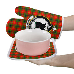 Clan Turnbull Dress Tartan Crest Oven Mitt And Pot Holder (2 Oven Mitts + 1 Pot Holder) CJ85 Clan Turnbull Tartan Today