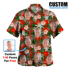 Clan Turnbull Dress Tartan Custom Face Hawaiian Shirt – Unisex Gift for Family Members, Summer Party FF42 Turnbull Dress Tartan Tartan Hawaii Shirt