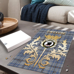 Clan Tweedie Tartan Crest Thistle Jigsaw Puzzles Gift For Family LX18 Clan Tweedie Tartan Today