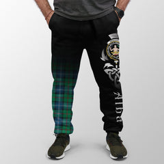 Clan Urquhart Ancient Tartan Crest Jogger Sweatpants Alba Celtic Style ND51 Clan Urquhart Tartan Today
