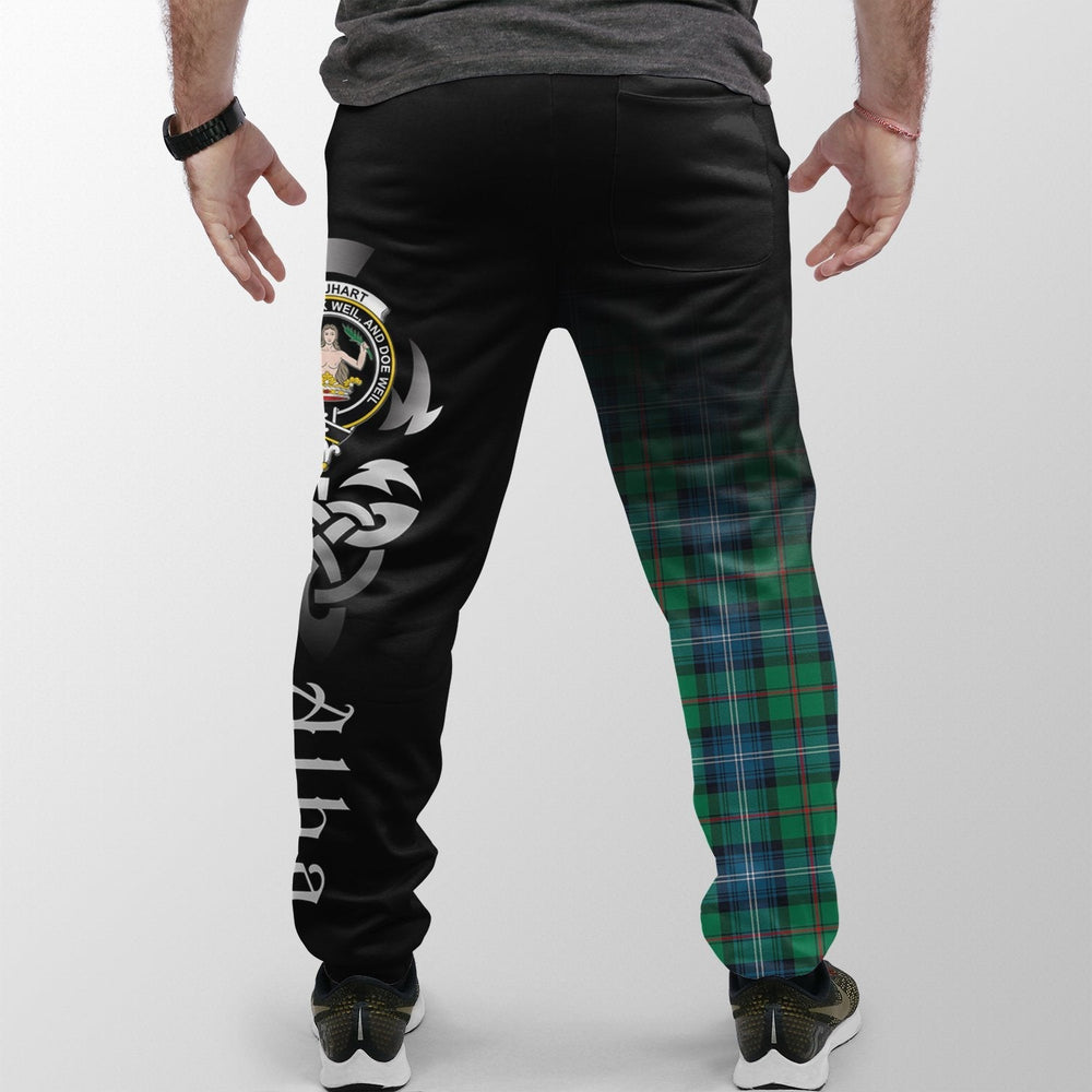 Clan Urquhart Ancient Tartan Crest Jogger Sweatpants Alba Celtic Style ND51 Clan Urquhart Tartan Today