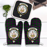 Clan Urquhart Modern Tartan Crest Oven Mitt And Pot Holder (2 Oven Mitts + 1 Pot Holder) YW57 Clan Urquhart Tartan Today