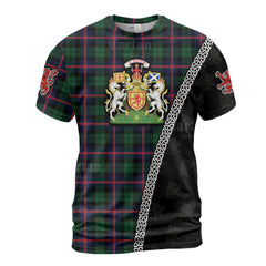 Personalized Clan Urquhart Modern Tartan Shirt with Scotland Coat of Arms & Custom Name UT67