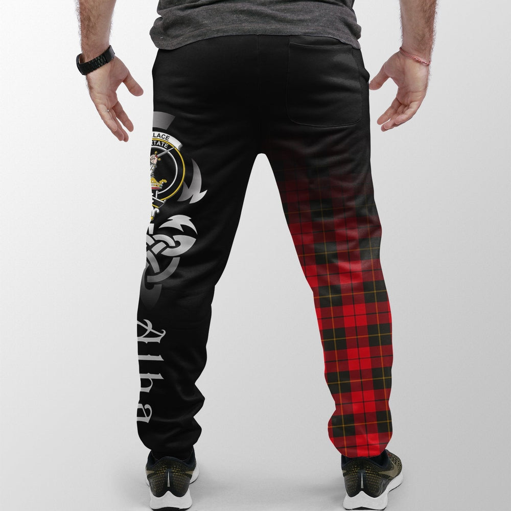 Clan Wallace Weathered Tartan Crest Jogger Sweatpants Alba Celtic Style GW15 Clan Wallace Tartan Today