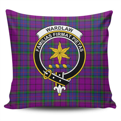 Clan Wardlaw Modern Tartan Crest Pillow Cover