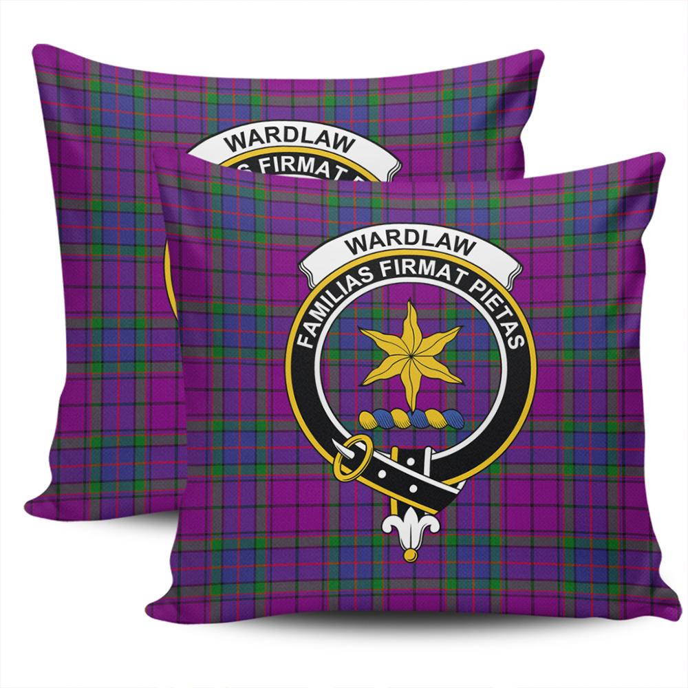 Clan Wardlaw Modern Tartan Crest Pillow Cover US51 Clan Wardlaw Tartan Today