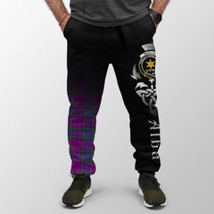 Clan Wardlaw Modern Tartan Crest Jogger Sweatpants Alba Celtic Style RS57 Clan Wardlaw Tartan Today