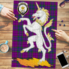 Clan Wardlaw Modern Tartan Crest Unicorn Scotland Jigsaw Puzzles Gift For Family ND19 Clan Wardlaw Tartan Today