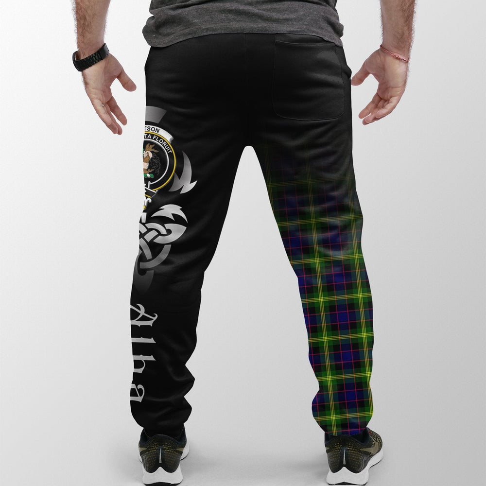 Clan Watson Modern Tartan Crest Jogger Sweatpants Alba Celtic Style SB38 Clan Watson Tartan Today