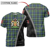 Watson Ancient Tartan Shirt with Scotland Coat of Arms & Custom Name EE24