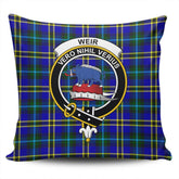 Clan Weir Modern Tartan Crest Pillow Cover IB66 Clan Weir Tartan Today