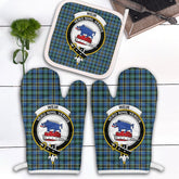 Clan Weir Ancient Tartan Crest Oven Mitt And Pot Holder (2 Oven Mitts + 1 Pot Holder) XP95 Clan Weir Tartan Today