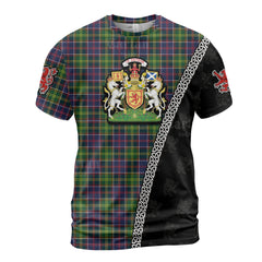 Personalized Clan Whitefoord Tartan Shirt with Scotland Coat of Arms & Custom Name UH89