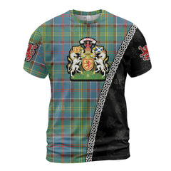 Personalized Clan Whitelaw Tartan Shirt with Scotland Coat of Arms & Custom Name LG32