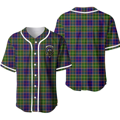 Clan Whitelaw Tartan Unisex Baseball Jersey