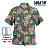 Clan Whitelaw Tartan Custom Face Hawaiian Shirt – Unisex Gift for Family Members, Summer Party JF38 Whitelaw Tartan Tartan Hawaii Shirt