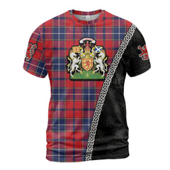 Personalized Clan Wishart Dress Tartan Shirt with Scotland Coat of Arms & Custom Name CL64