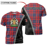 Wishart Dress Tartan Shirt with Scotland Coat of Arms & Custom Name CL64