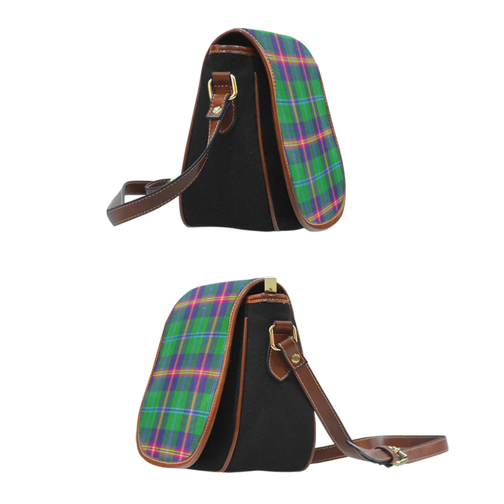 Clan Young Modern Tartan Saddle Handbags NO70 Clan Young Tartan Today