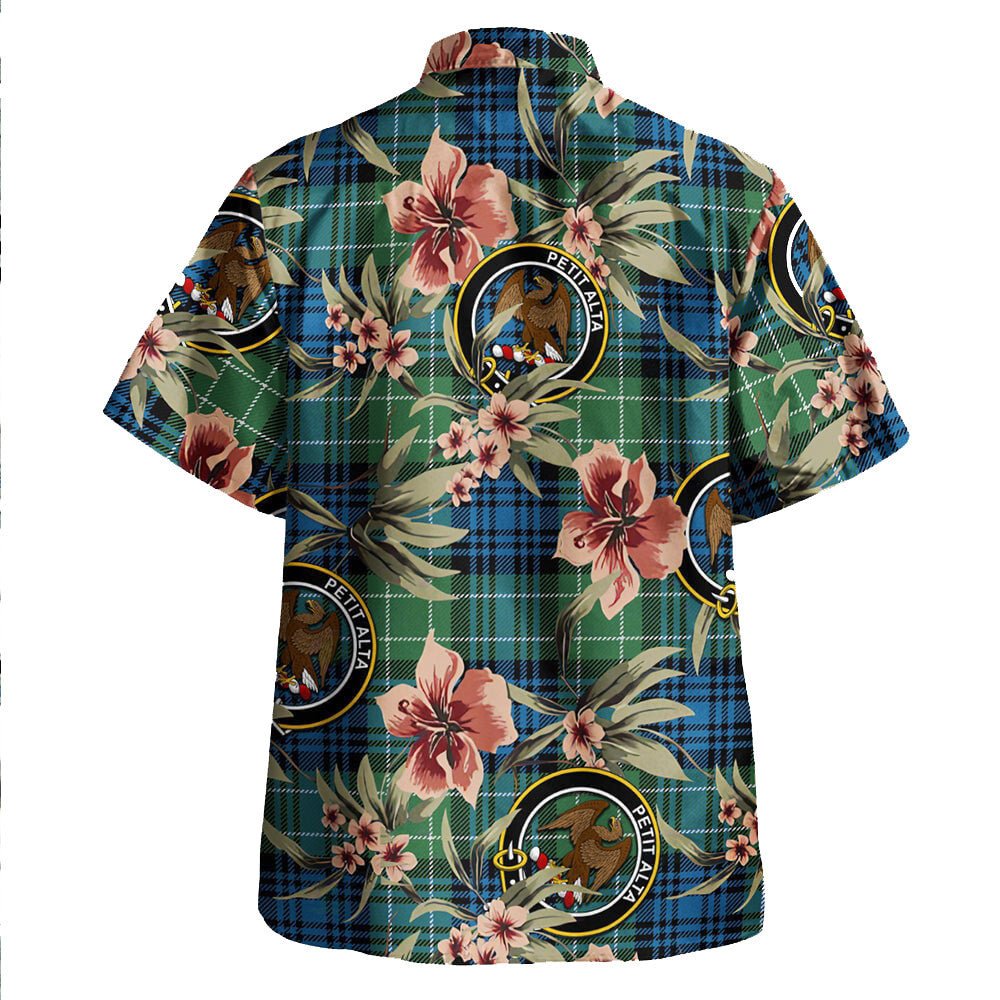 Abercrombie Ancient Tartan Clan Crest Badge Aloha Hawaiian Shirt Tropical Old Style UY71 Abercrombie Ancient Tartan Tartan Today