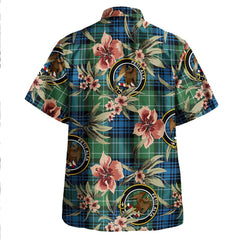 Abercrombie Ancient Tartan Clan Crest Badge Aloha Hawaiian Shirt Tropical Old Style UY71 Abercrombie Ancient Tartan Tartan Today